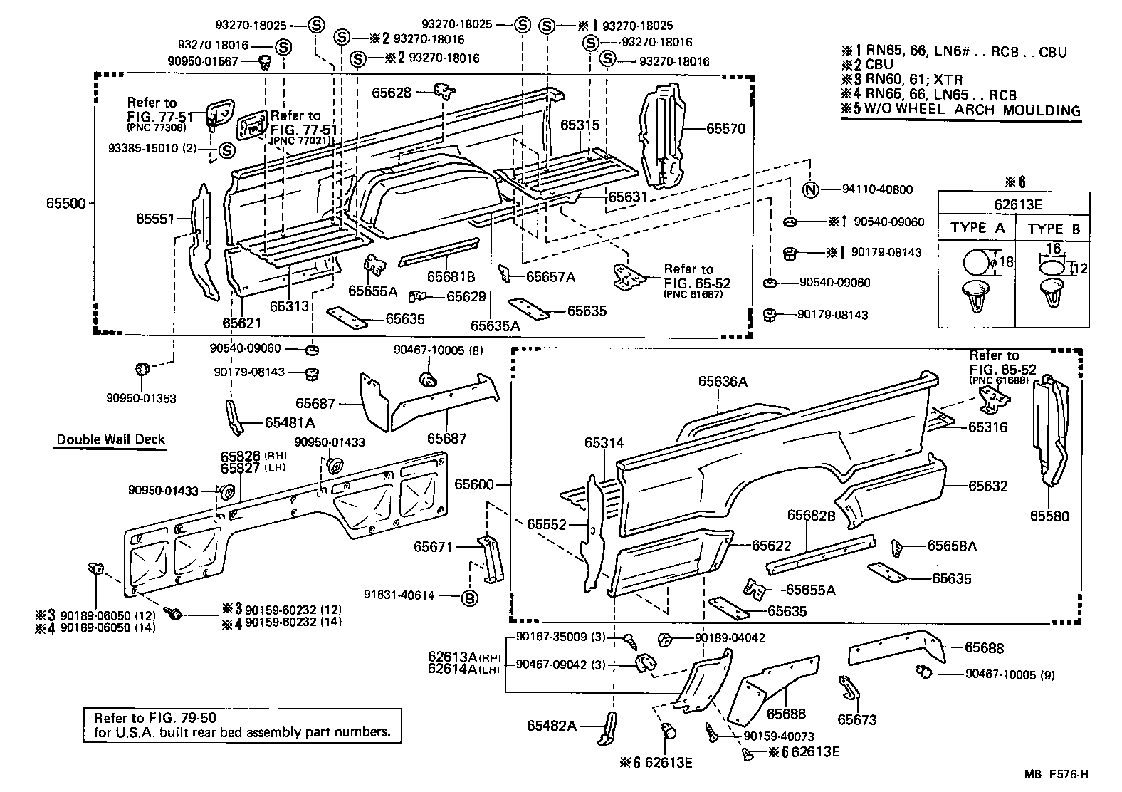  4 RUNNER TRUCK |  REAR BODY SIDE PANEL