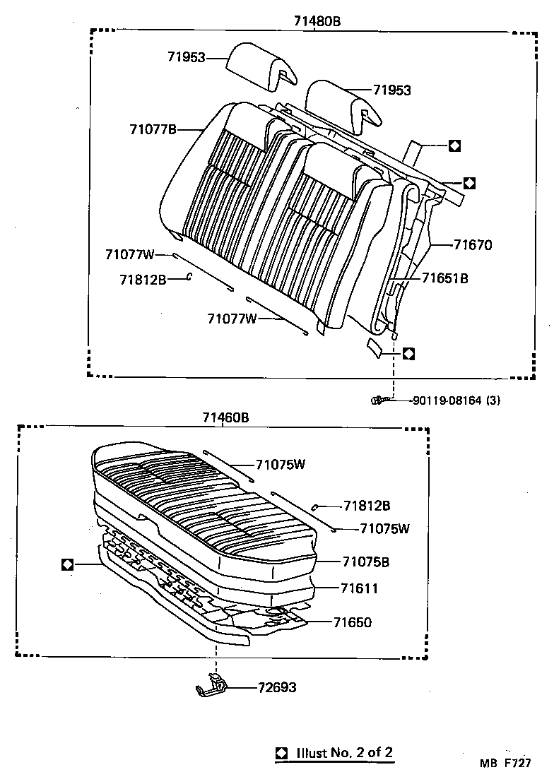  CROWN |  REAR SEAT SEAT TRACK