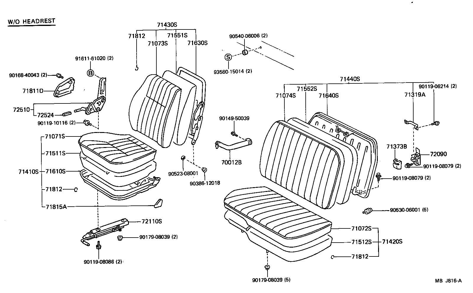  DYNA100 |  SEAT SEAT TRACK