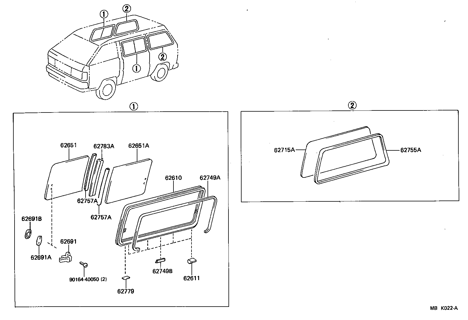  LITEACE VAN WAGON |  SIDE WINDOW