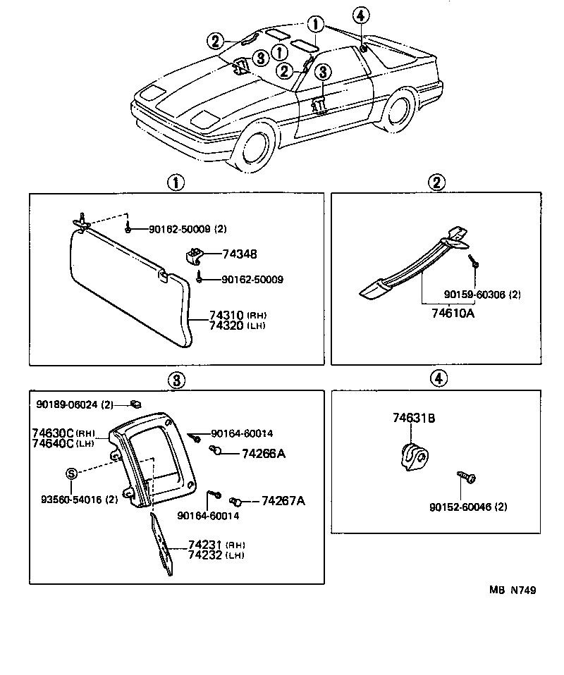  SUPRA |  ARMREST VISOR