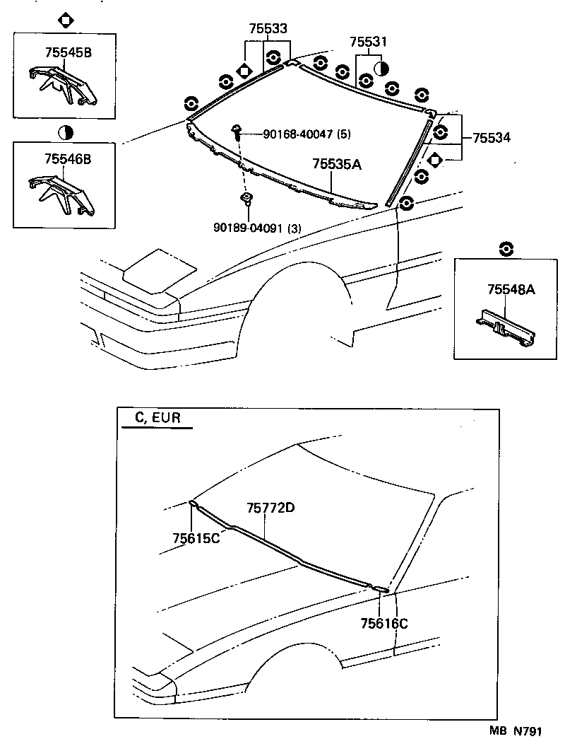  SUPRA |  FRONT MOULDING