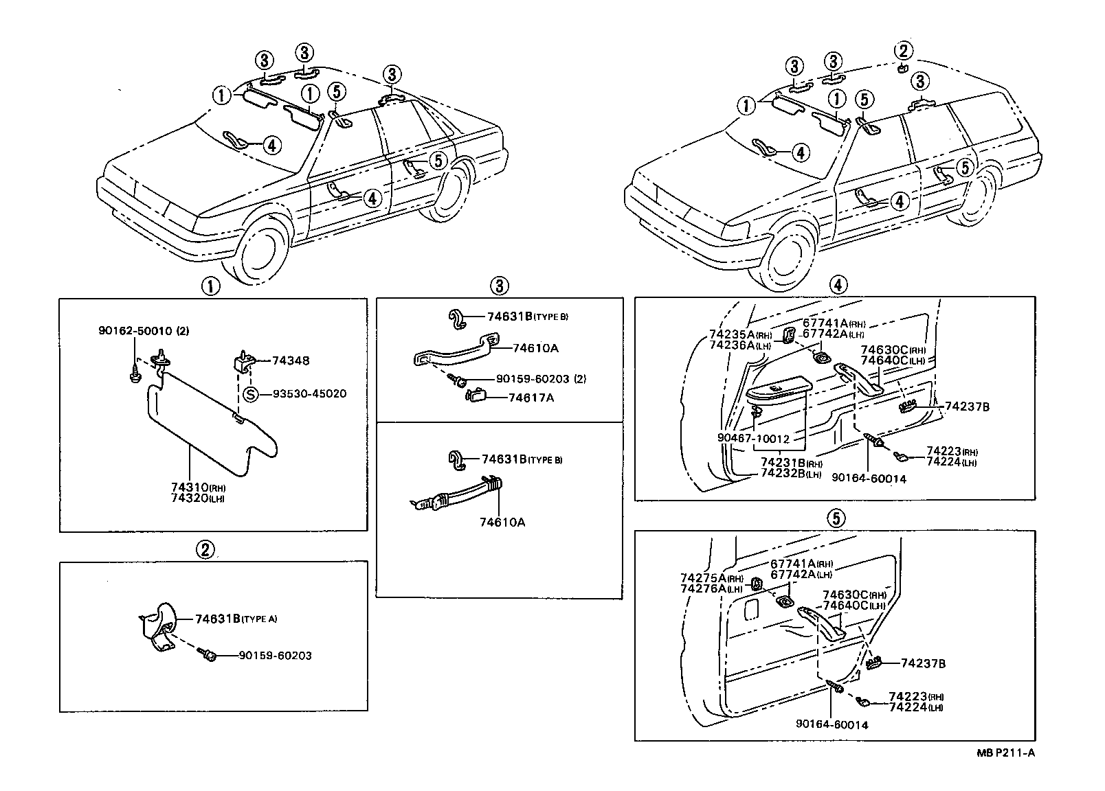  CAMRY |  ARMREST VISOR