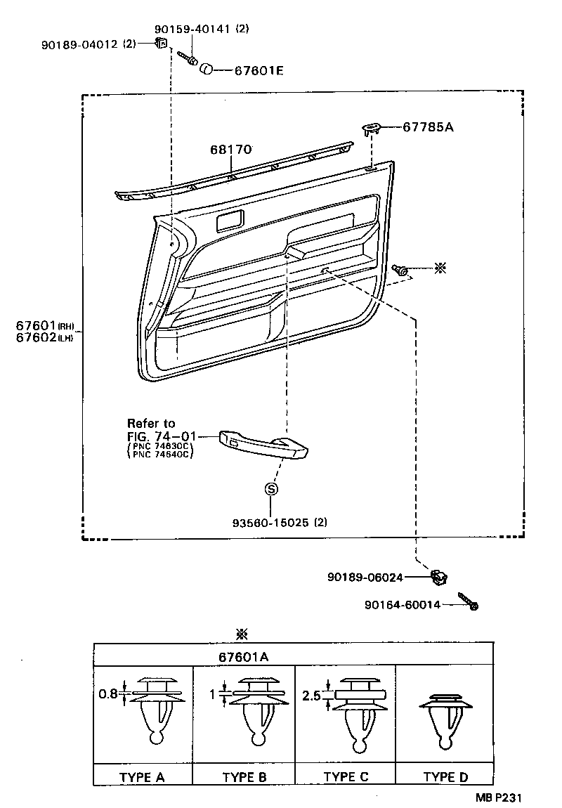  CAMRY |  FRONT DOOR PANEL GLASS