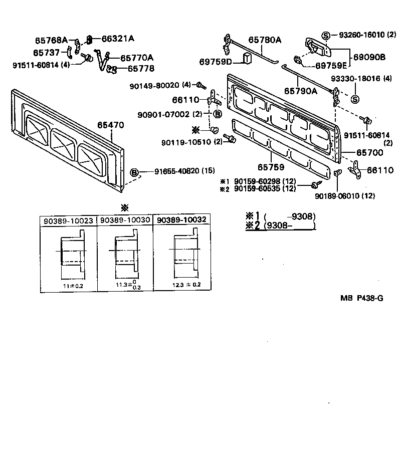  4 RUNNER TRUCK |  REAR BODY GUARD FRAME TAIL GATE