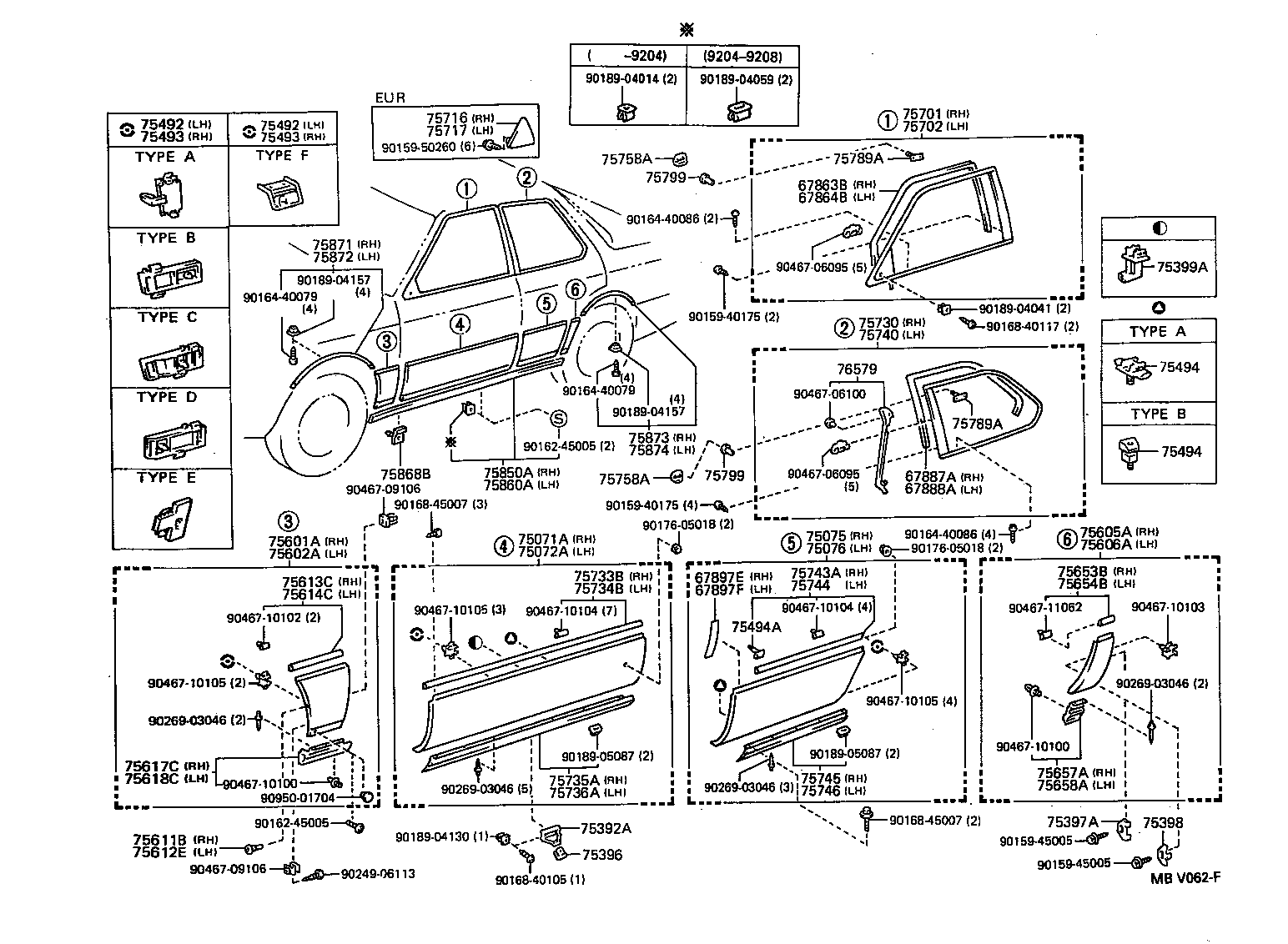  LS400 |  SIDE MOULDING