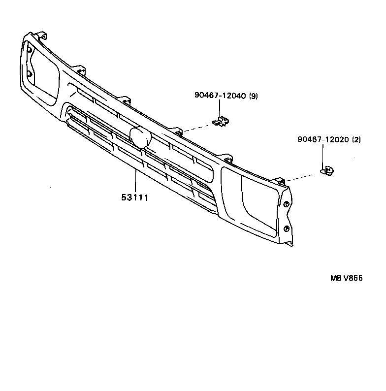  4 RUNNER TRUCK |  RADIATOR GRILLE
