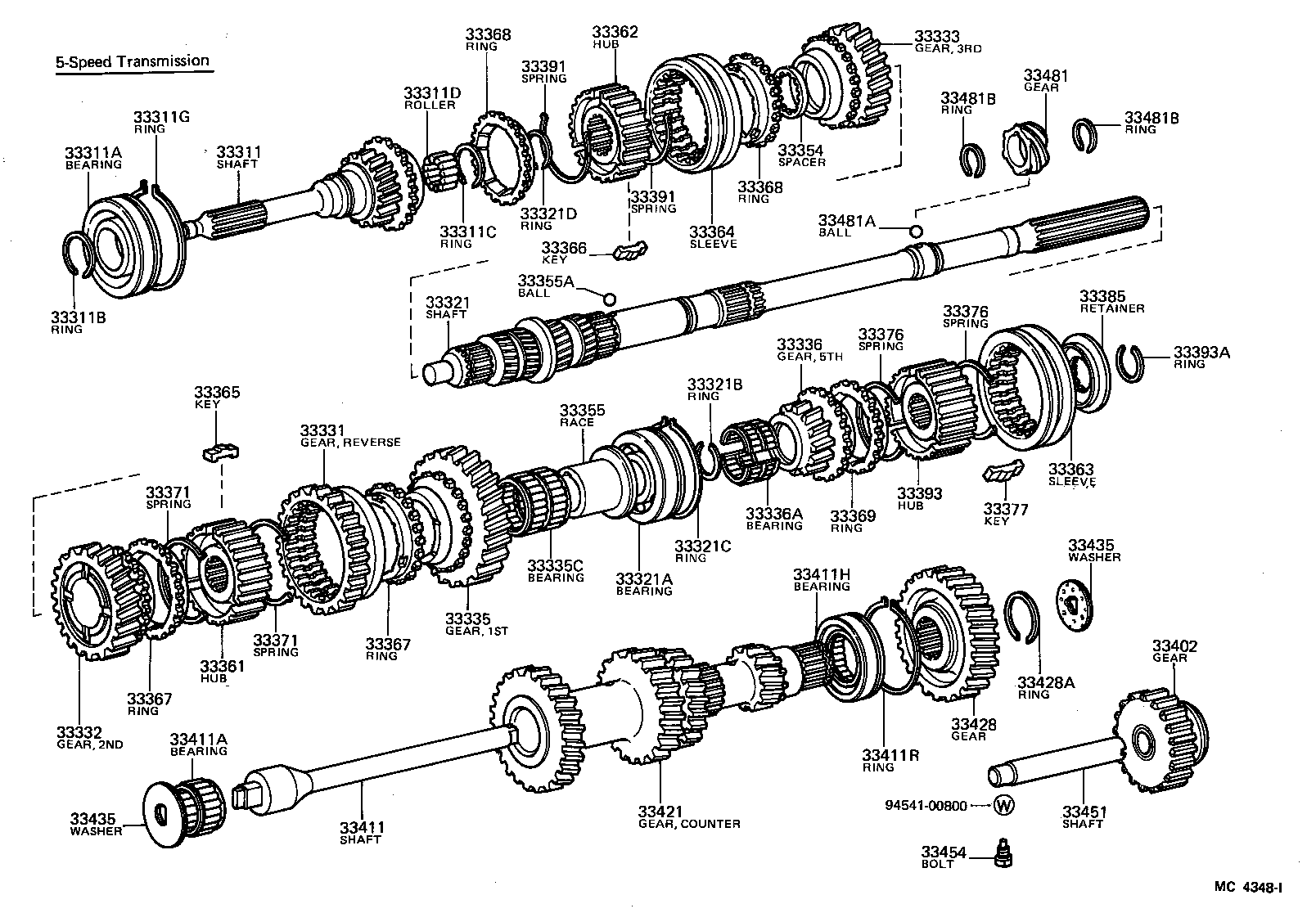  STARLET |  TRANSMISSION GEAR MTM