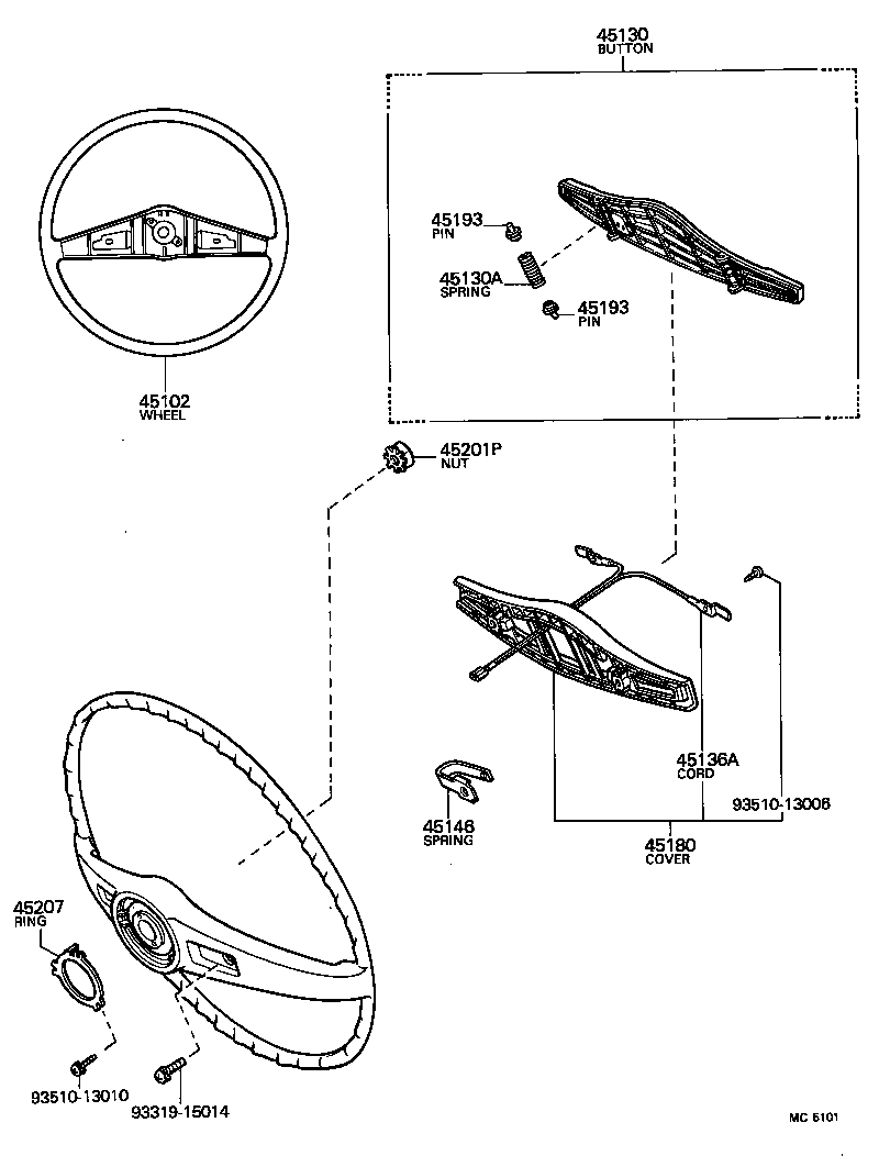  CARINA |  STEERING WHEEL