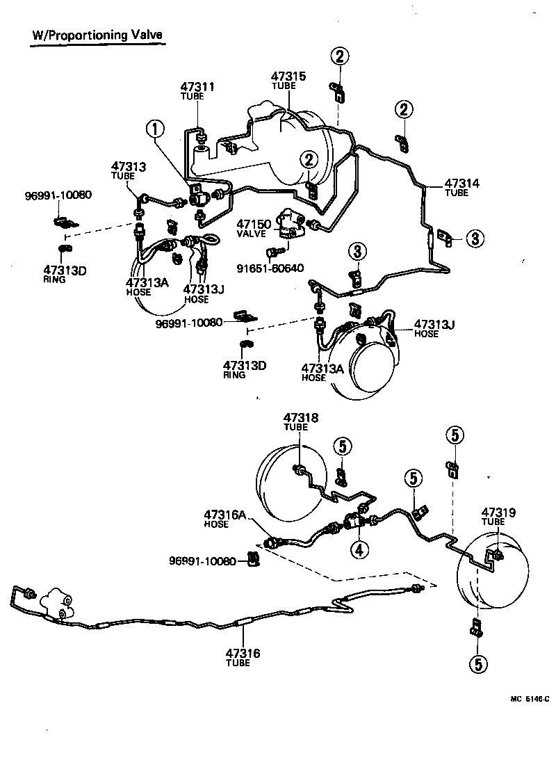  CARINA |  BRAKE TUBE CLAMP