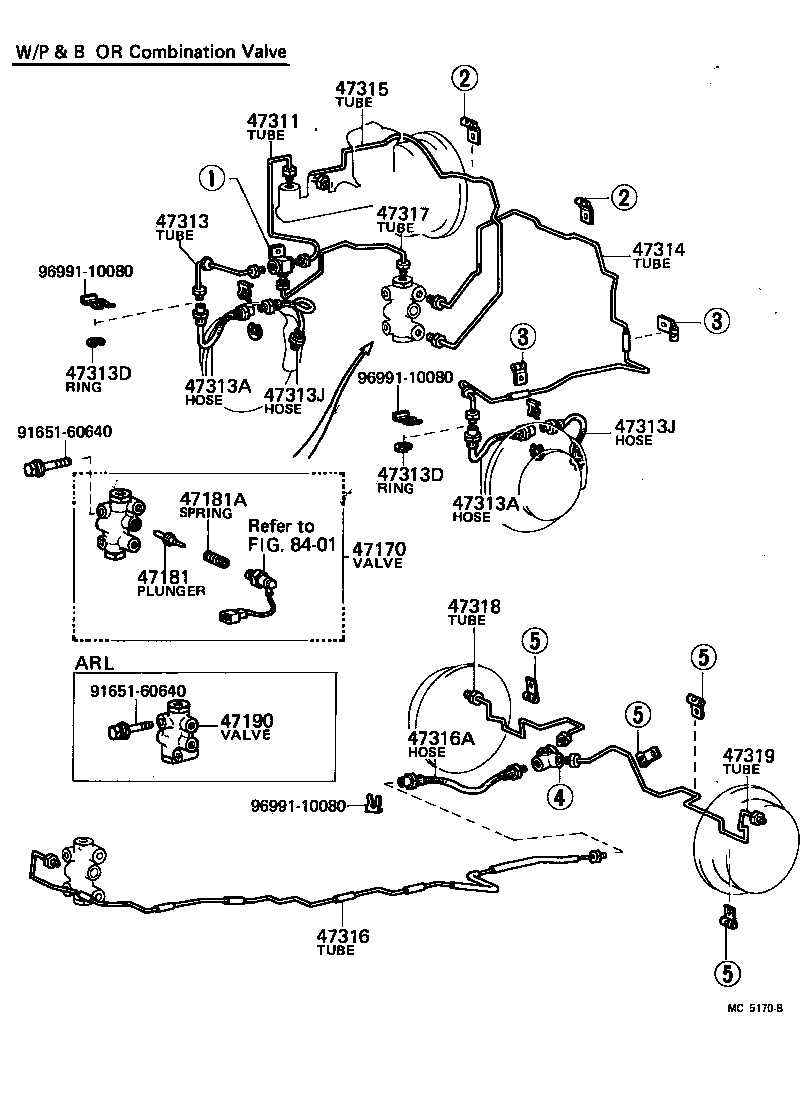  CARINA |  BRAKE TUBE CLAMP