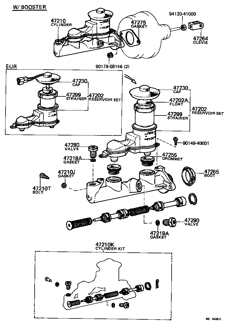  STARLET |  BRAKE MASTER CYLINDER