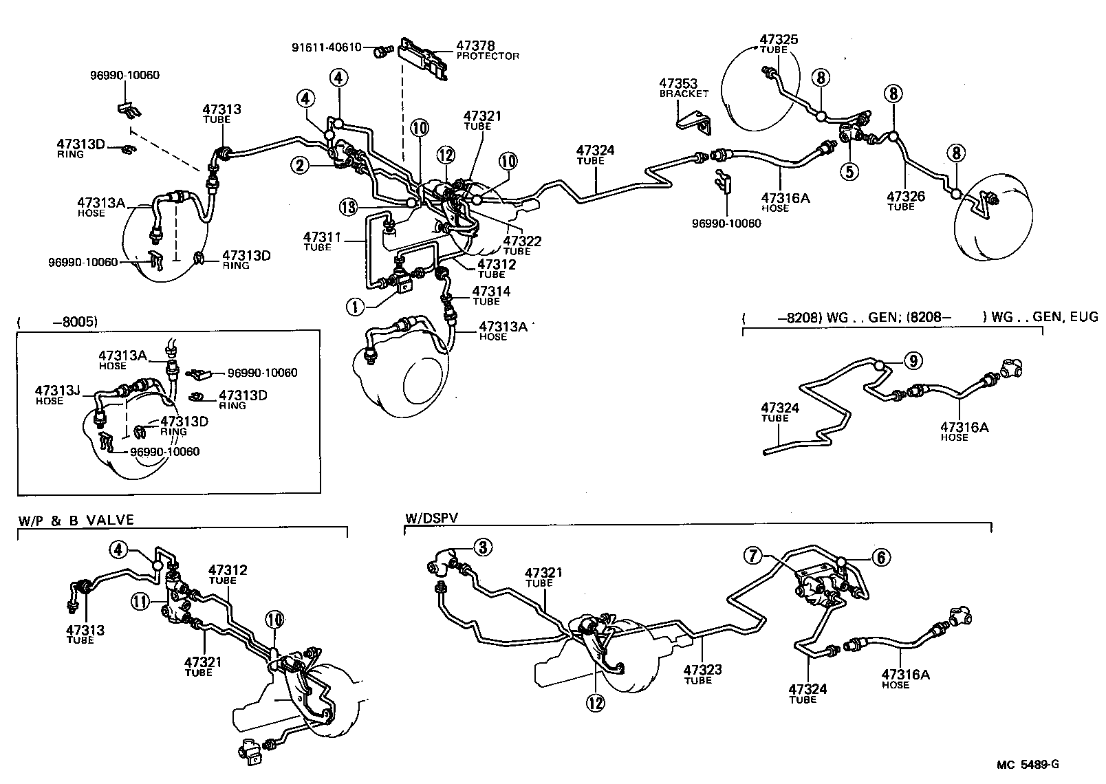  STARLET |  BRAKE TUBE CLAMP