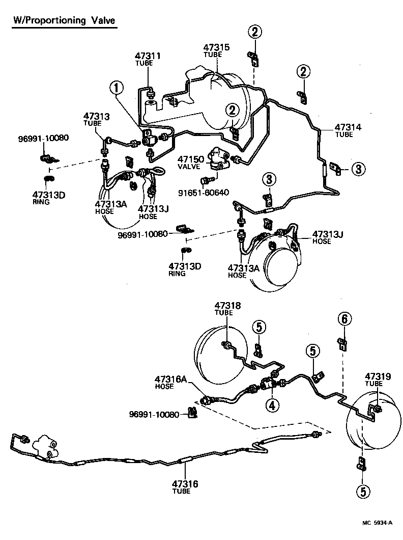  CARINA |  BRAKE TUBE CLAMP