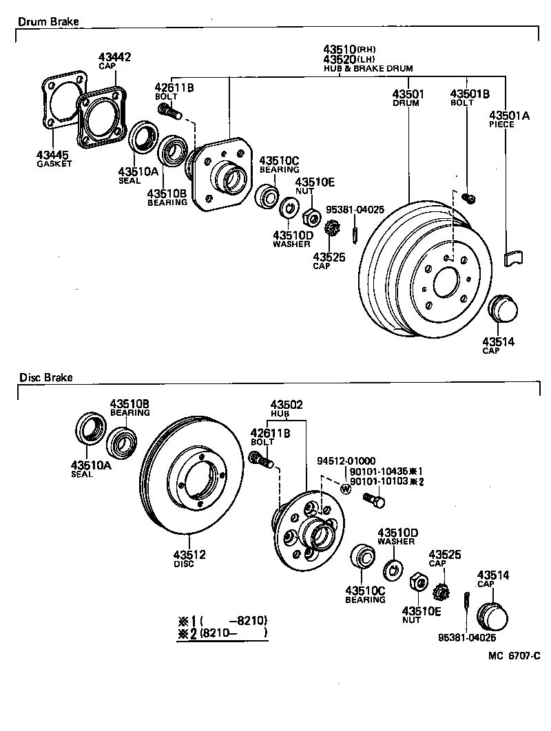  LITEACE |  FRONT AXLE HUB