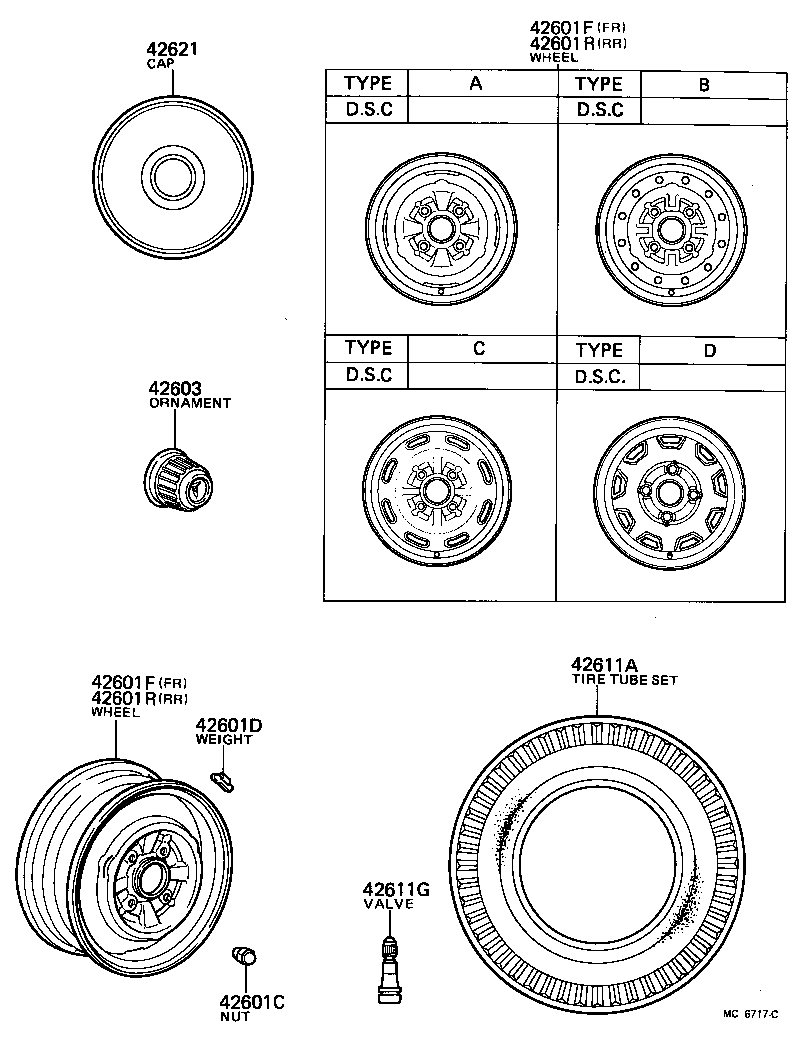  LITEACE |  DISC WHEEL WHEEL CAP