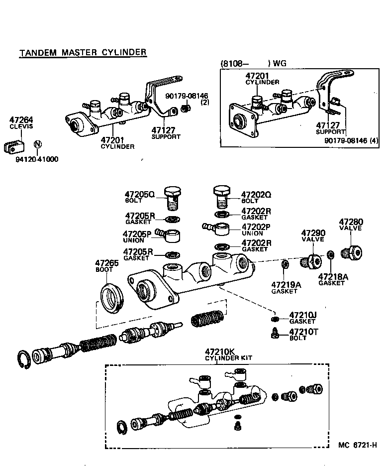  LITEACE |  BRAKE MASTER CYLINDER