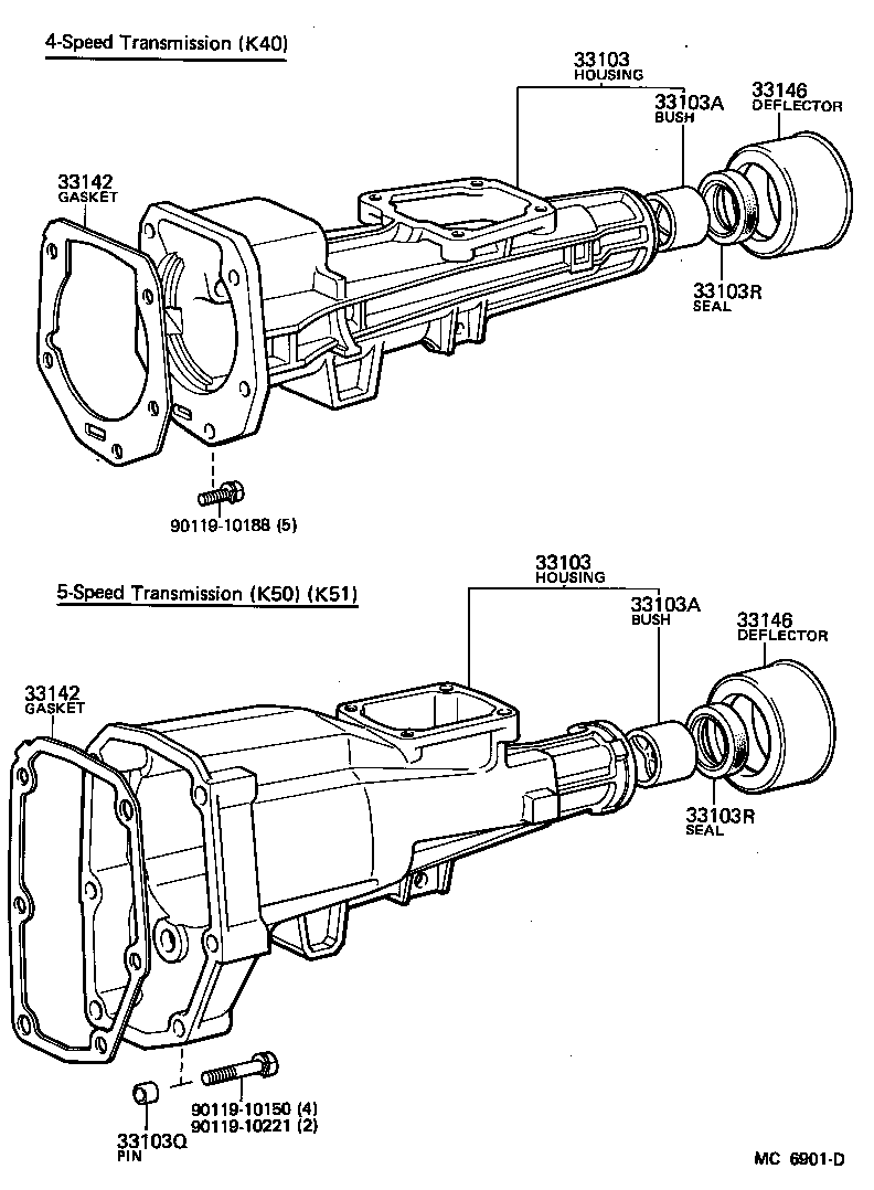  STARLET |  EXTENSION HOUSING MTM