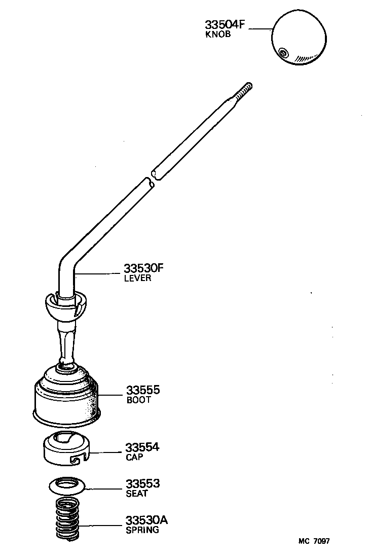  LAND CRUISER 40 |  SHIFT LEVER RETAINER