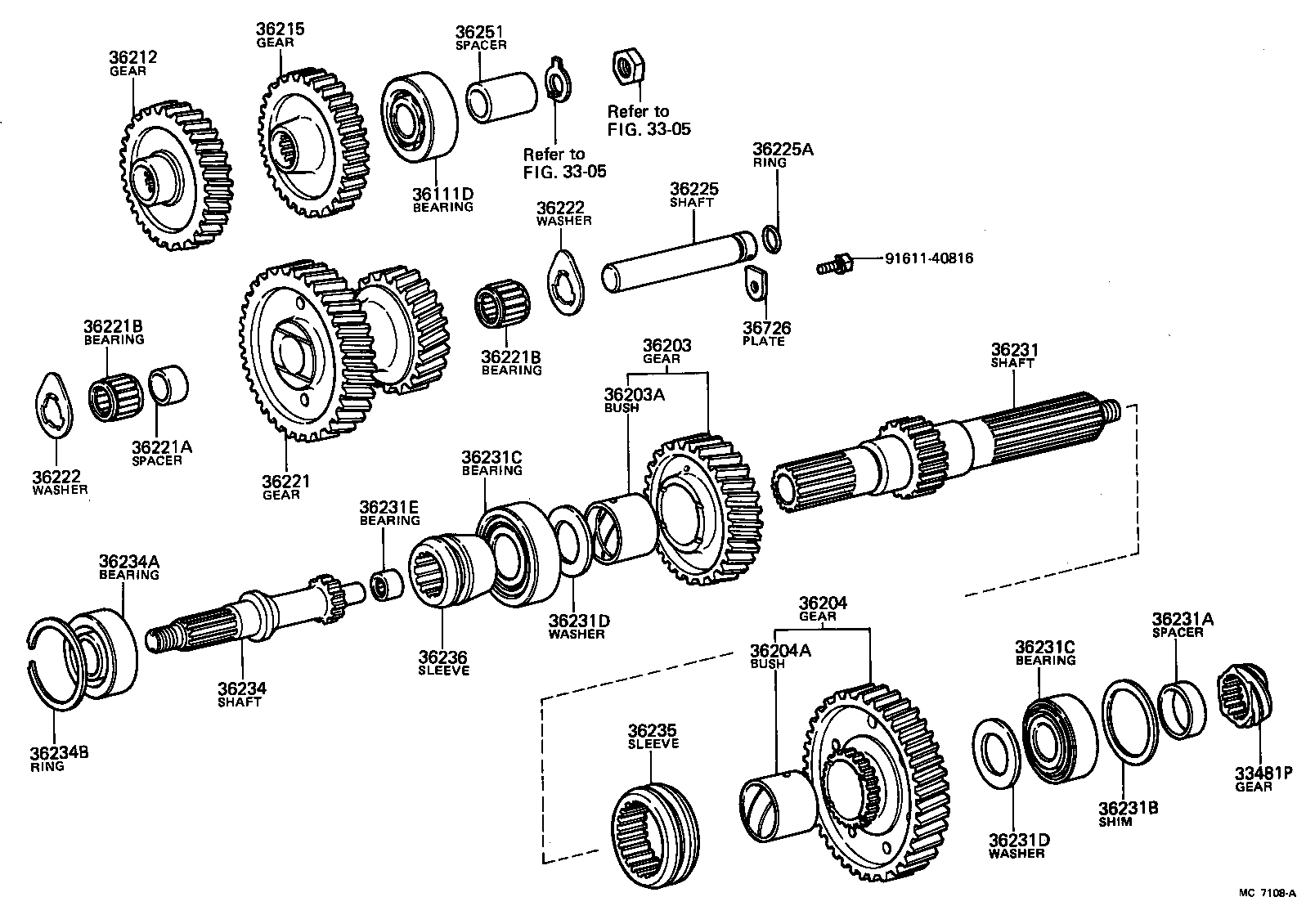  LAND CRUISER 40 |  TRANSFER GEAR