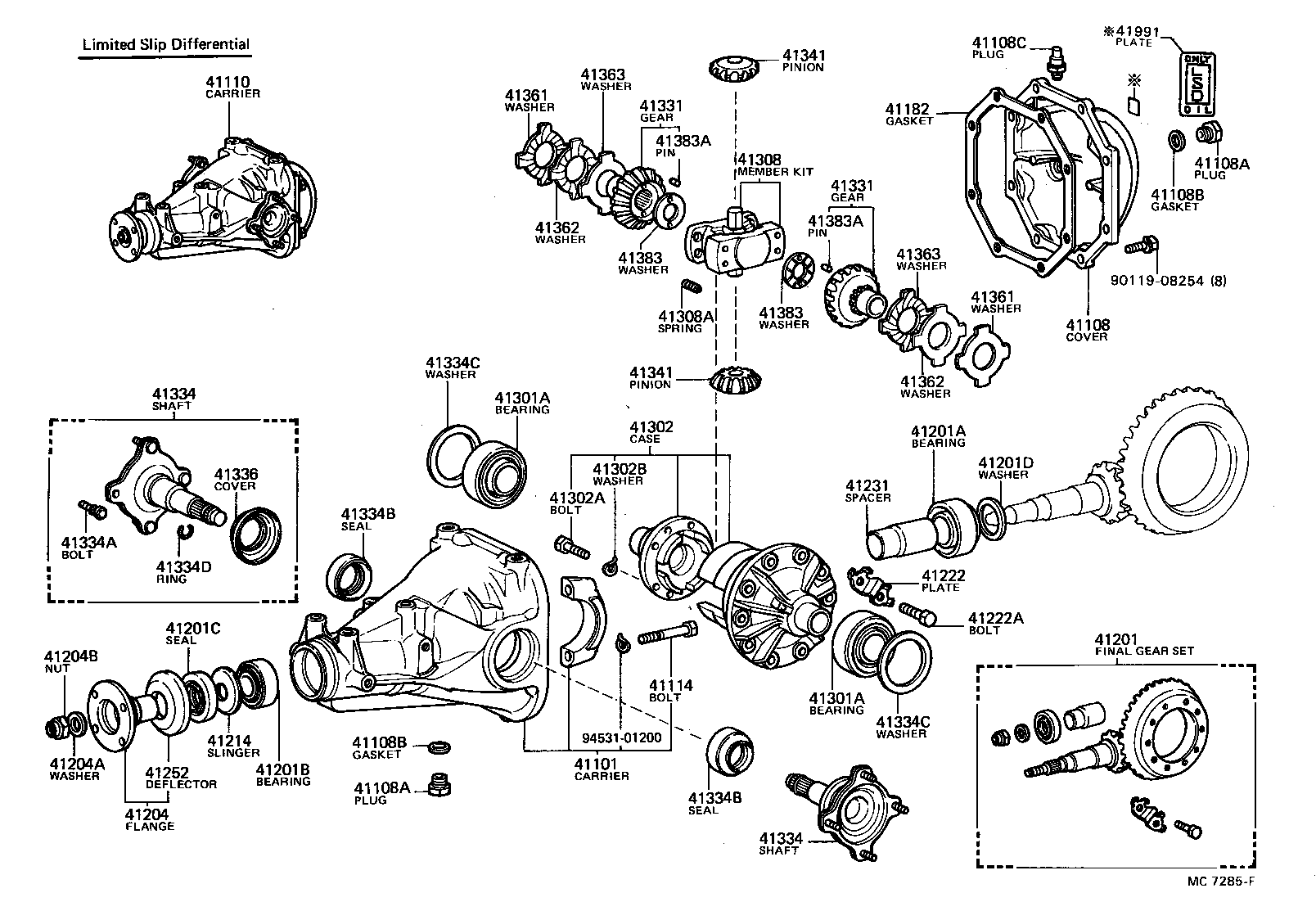  CELICA |  REAR AXLE HOUSING DIFFERENTIAL