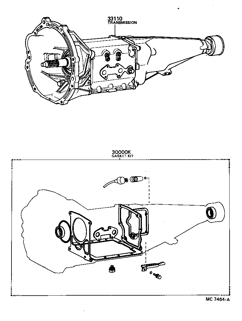  CRESSIDA |  TRANSAXLE OR TRANSMISSION ASSY GASKET KIT MTM