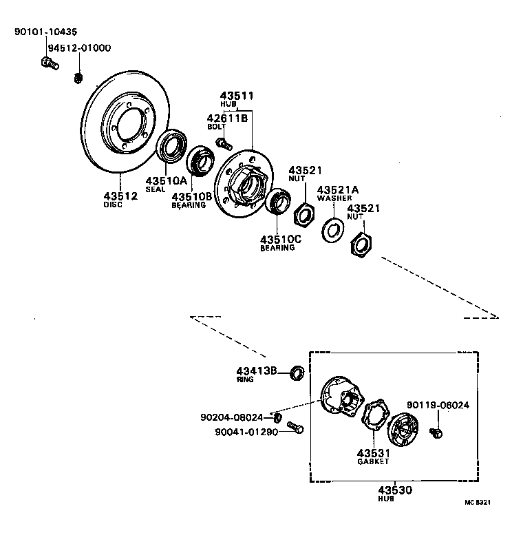  BLIZZARD |  FRONT AXLE HUB