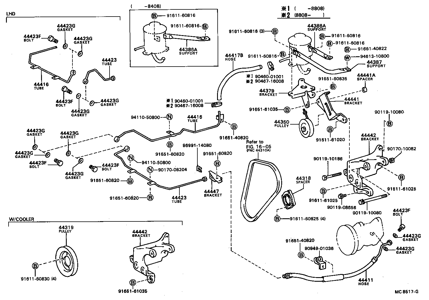  COASTER |  POWER STEERING TUBE