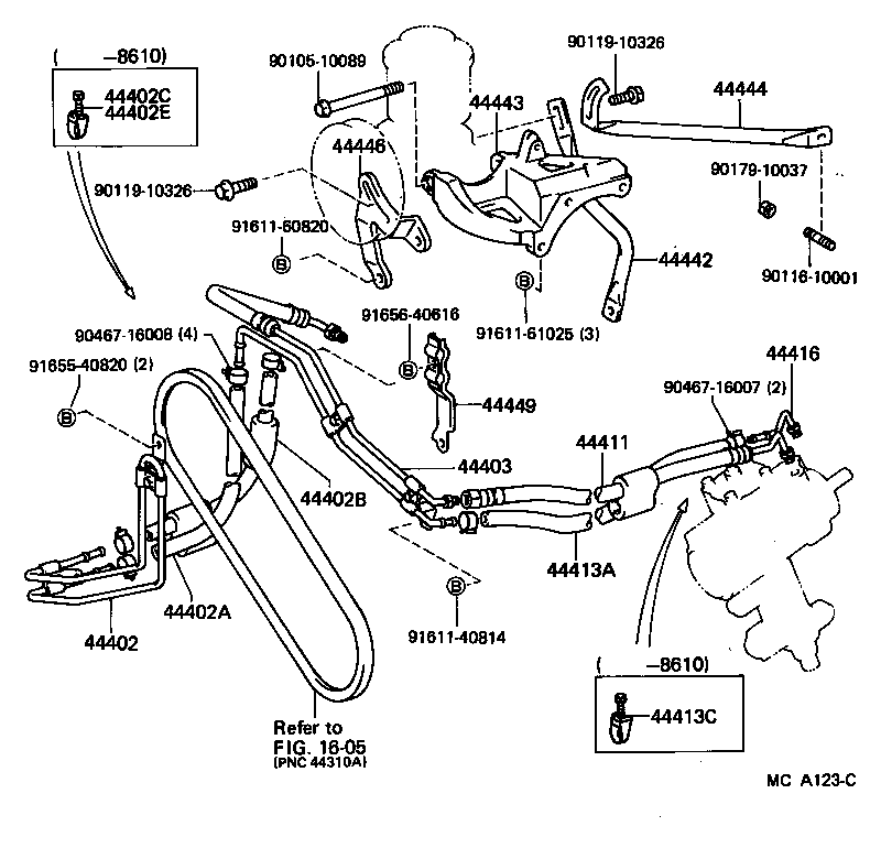  CROWN |  POWER STEERING TUBE