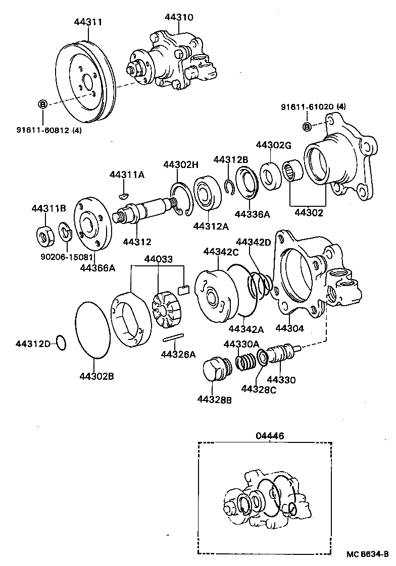  COASTER |  VANE PUMP RESERVOIR POWER STEERING