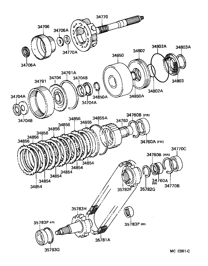  4 RUNNER TRUCK |  FRONT DRIVE CLUTCH GEAR