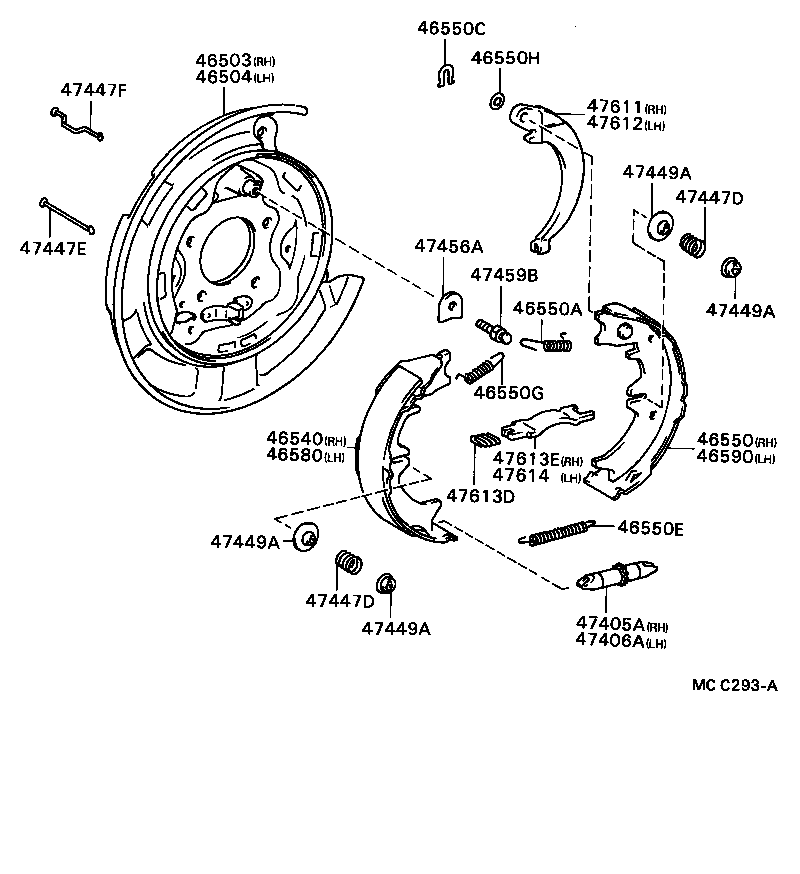  CAMRY |  PARKING BRAKE CABLE