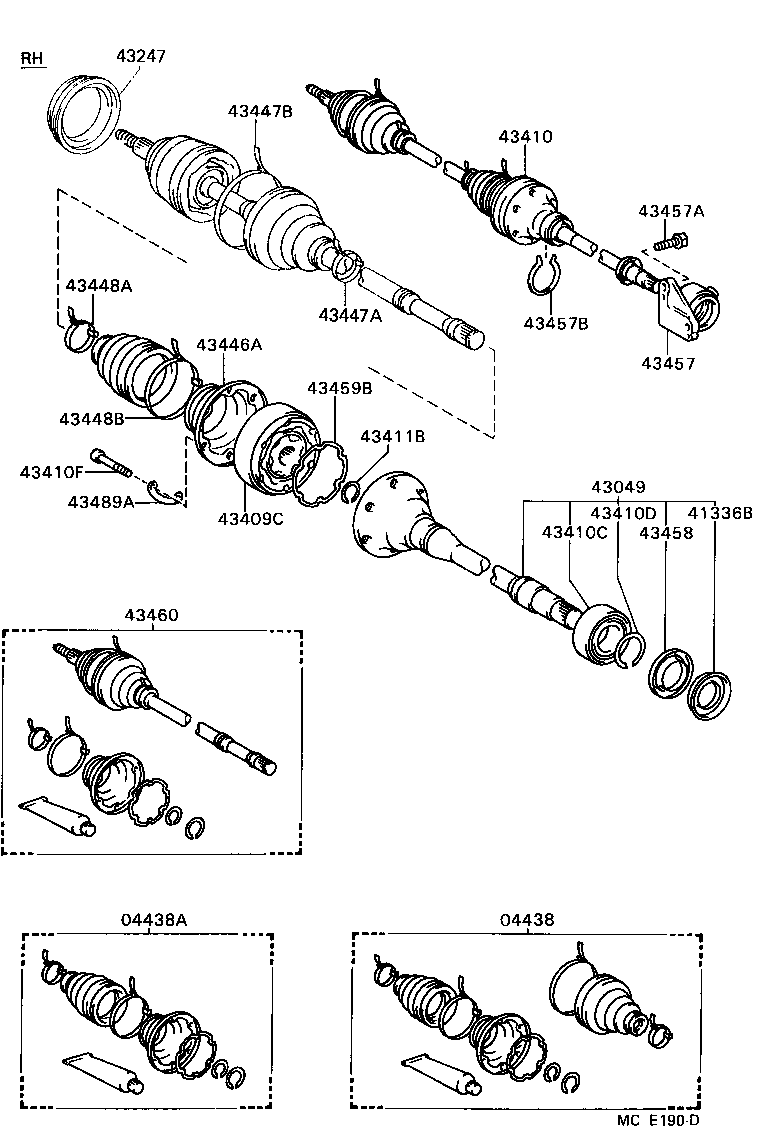  CAMRY |  FRONT DRIVE SHAFT