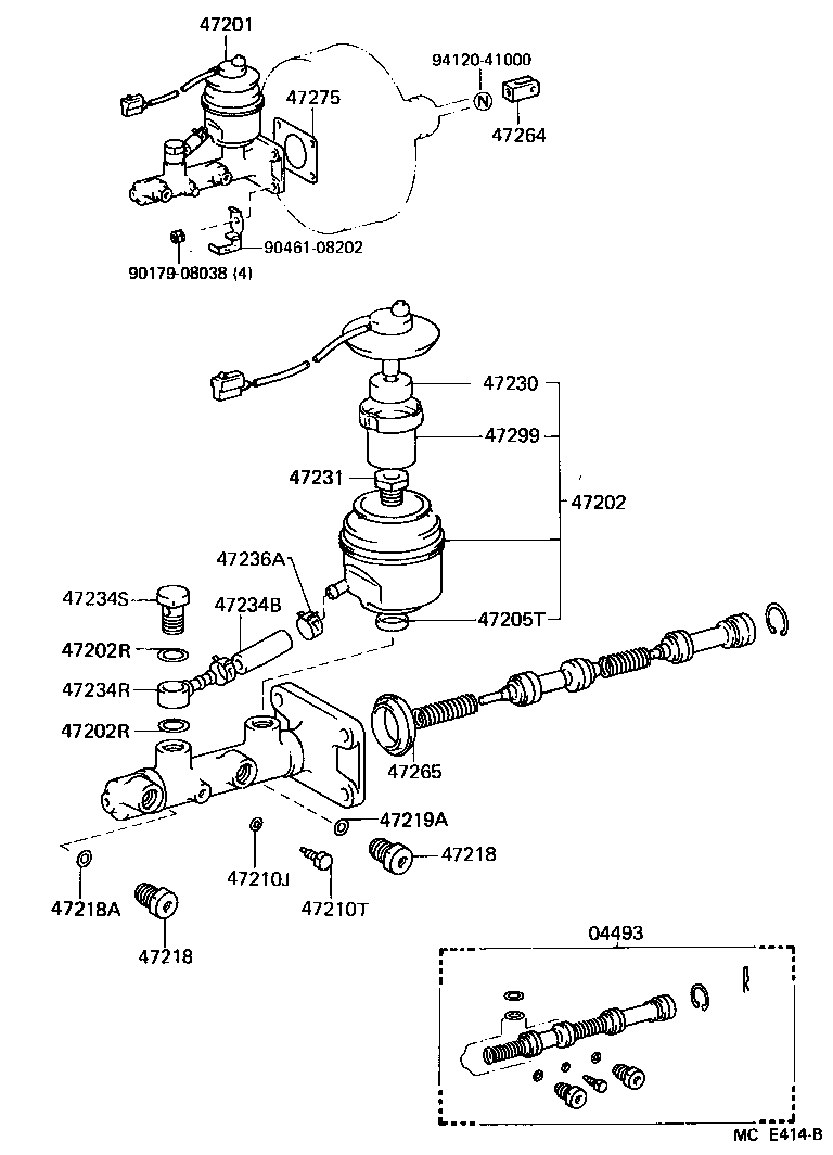  LAND CRUISER 60 62 |  BRAKE MASTER CYLINDER