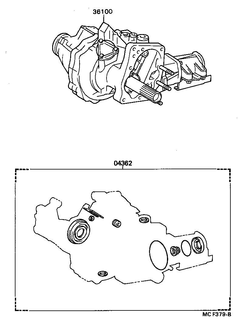  CAMRY |  TRANSFER ASSEMBLY GASKET KIT
