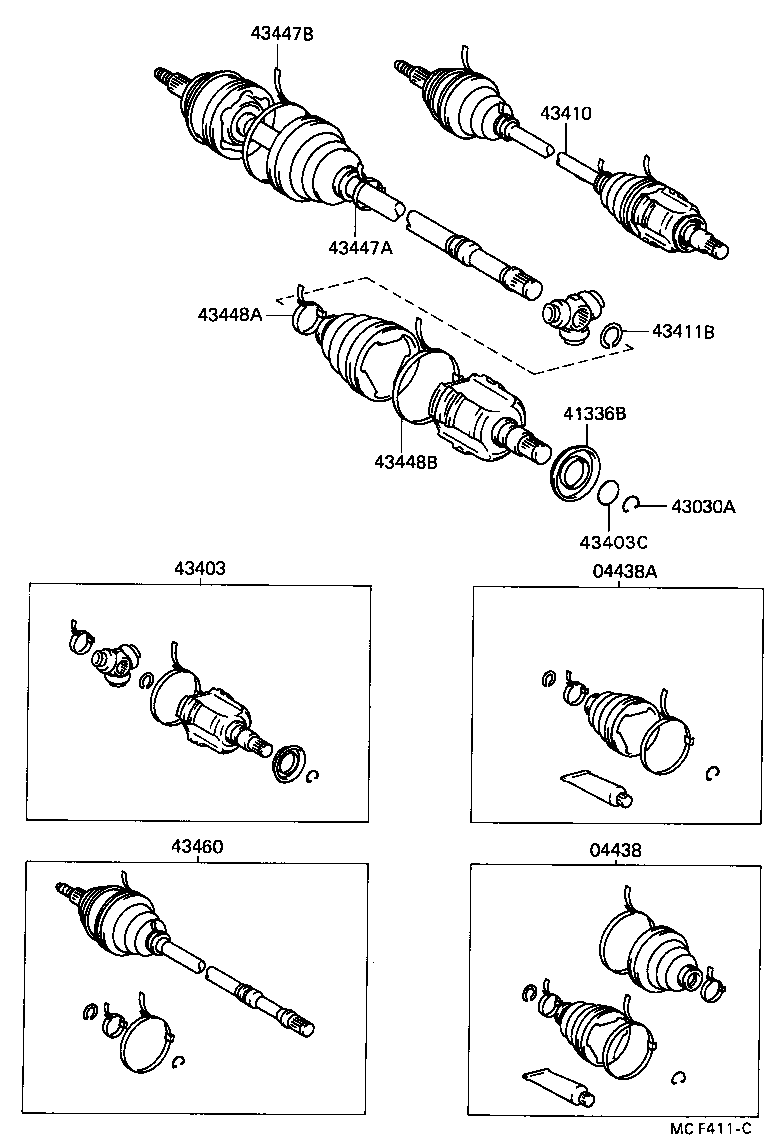  CAMRY |  FRONT DRIVE SHAFT