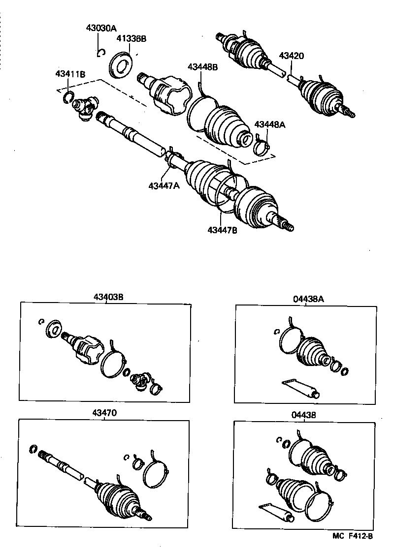  CAMRY |  FRONT DRIVE SHAFT