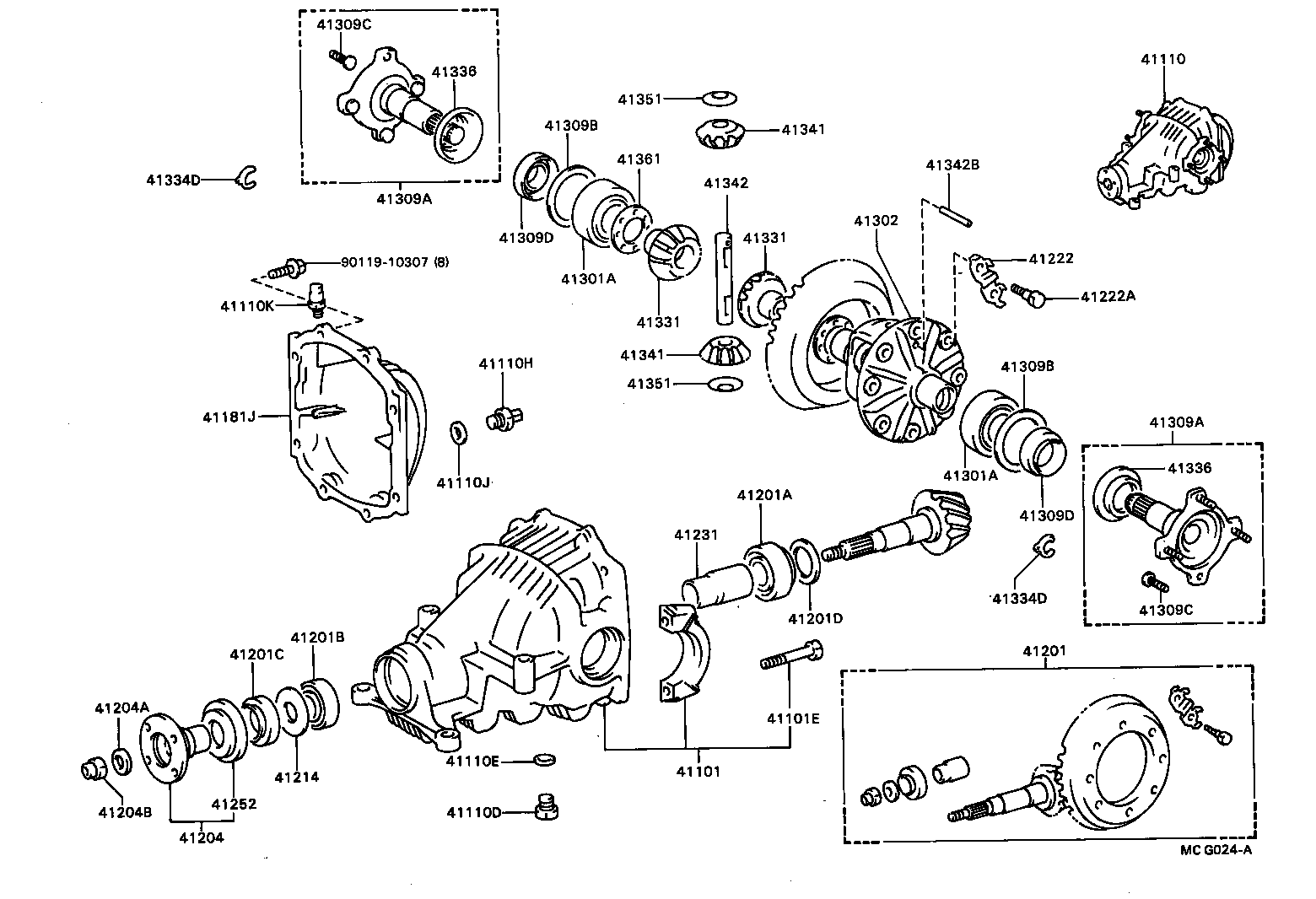  CAMRY |  REAR AXLE HOUSING DIFFERENTIAL