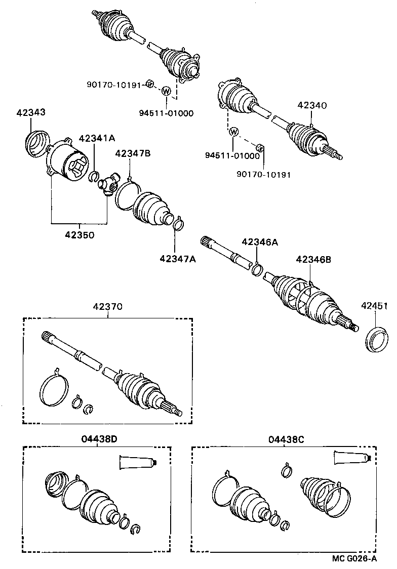  CAMRY |  REAR AXLE SHAFT HUB
