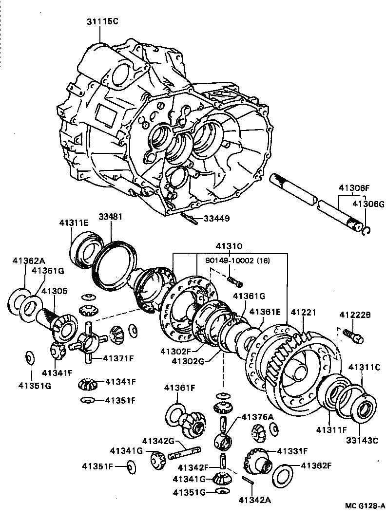  CAMRY |  FRONT AXLE HOUSING DIFFERENTIAL