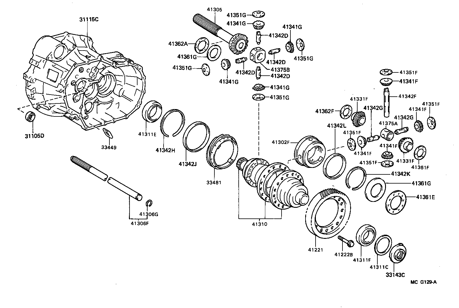  CAMRY |  FRONT AXLE HOUSING DIFFERENTIAL
