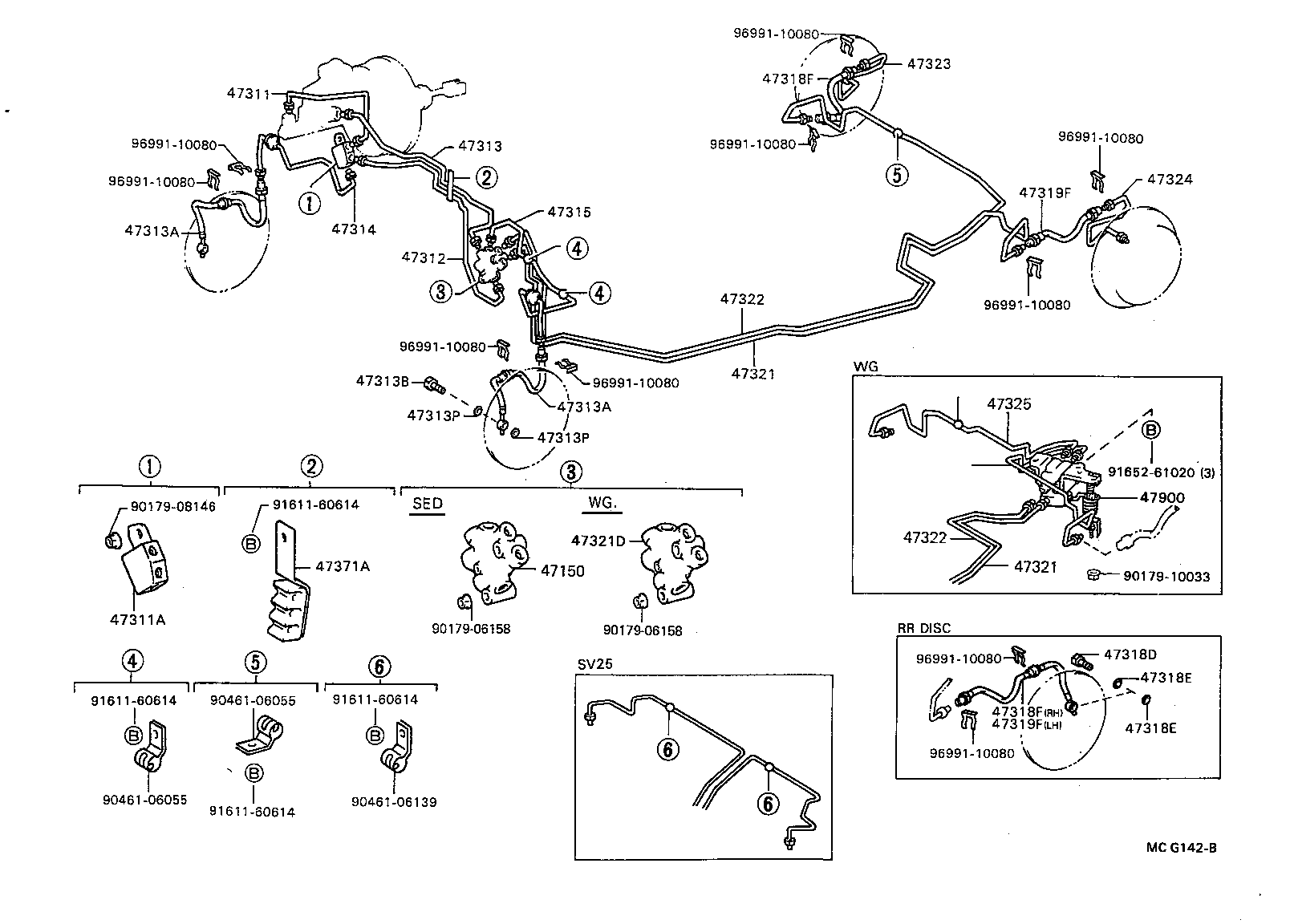  CAMRY |  BRAKE TUBE CLAMP