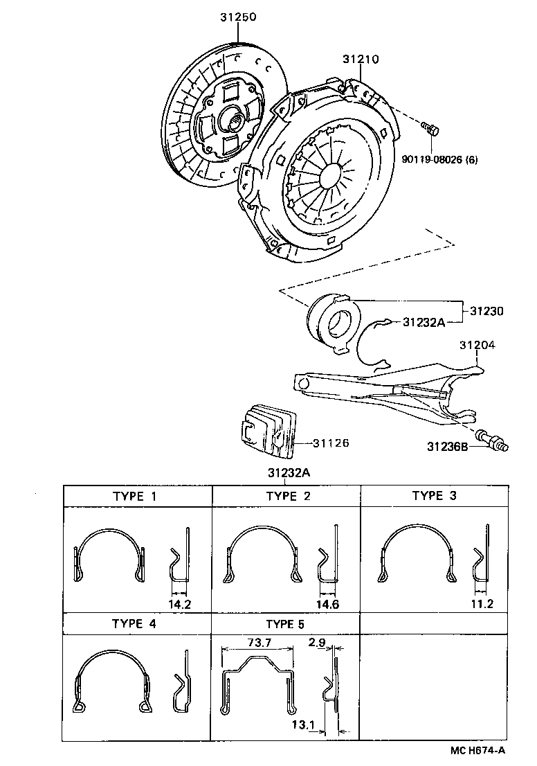 CAMRY |  CLUTCH RELEASE FORK