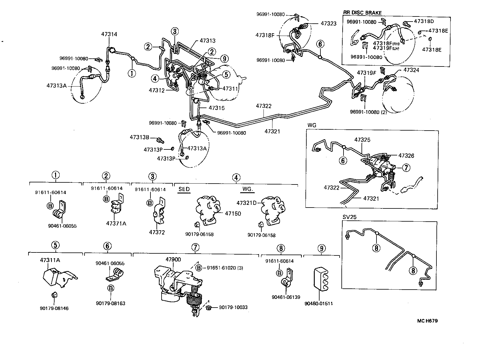  CAMRY |  BRAKE TUBE CLAMP