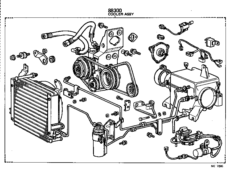  STARLET |  HEATING AIR CONDITIONING SET