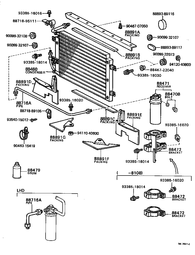  HILUX |  HEATING AIR CONDITIONING COOLER PIPING