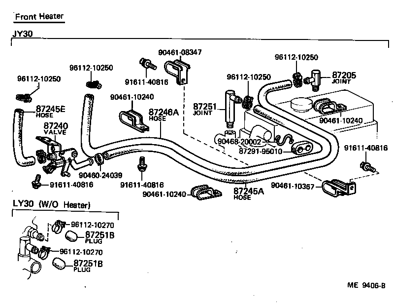  TOYOACE |  HEATING AIR CONDITIONING WATER PIPING