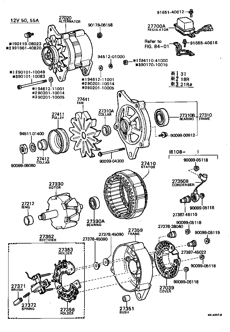  CRESSIDA |  ALTERNATOR