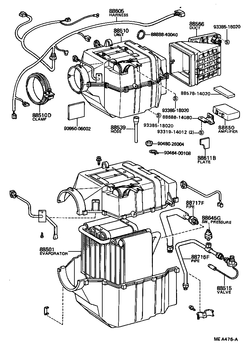  LITEACE |  HEATING AIR CONDITIONING COOLER UNIT