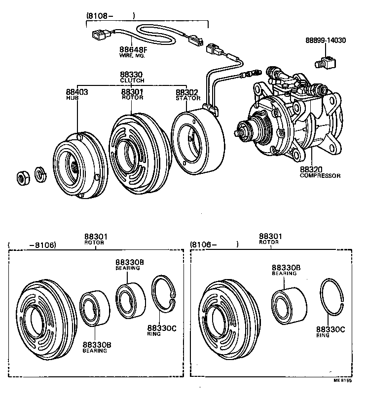  HILUX |  HEATING AIR CONDITIONING COMPRESSOR